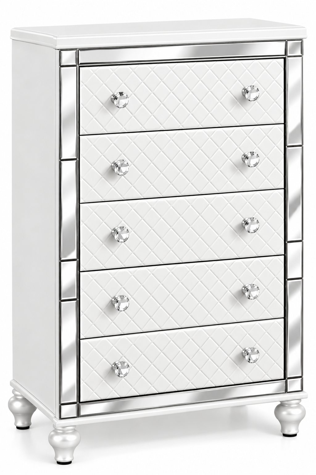 Fiona Bedroom Set – Silver | Modern Queen & King Complete Bedroom Collection