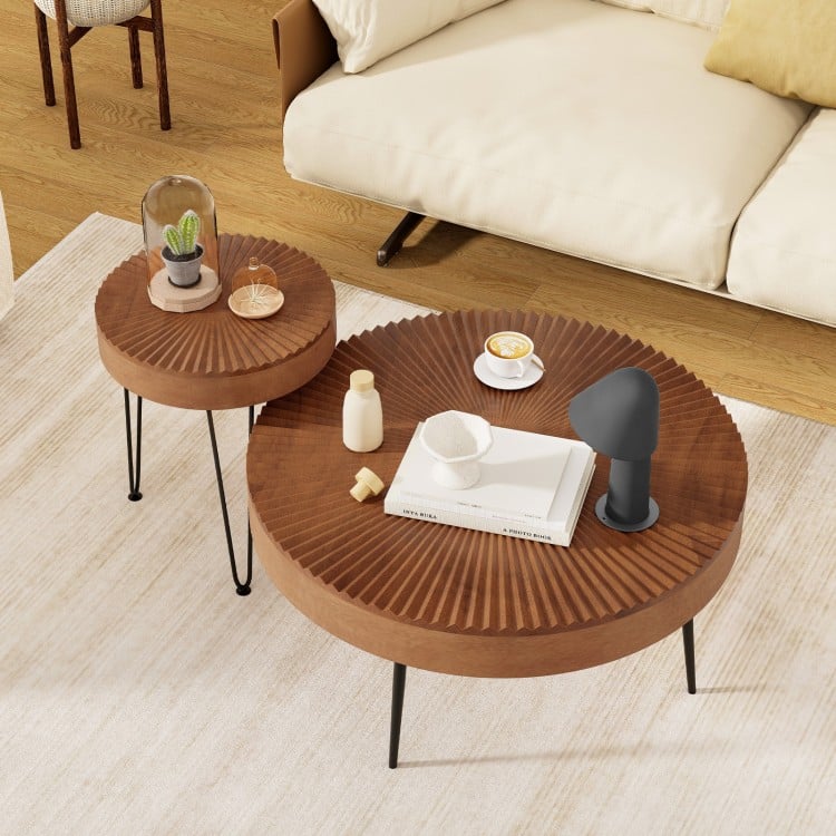 Boho Round Coffee Tables