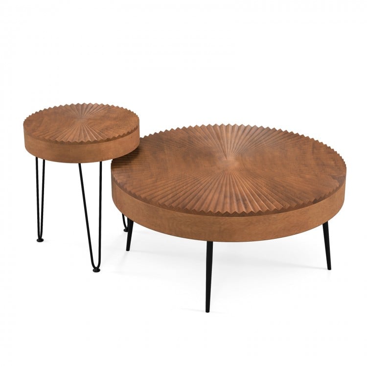 Boho Round Coffee Tables