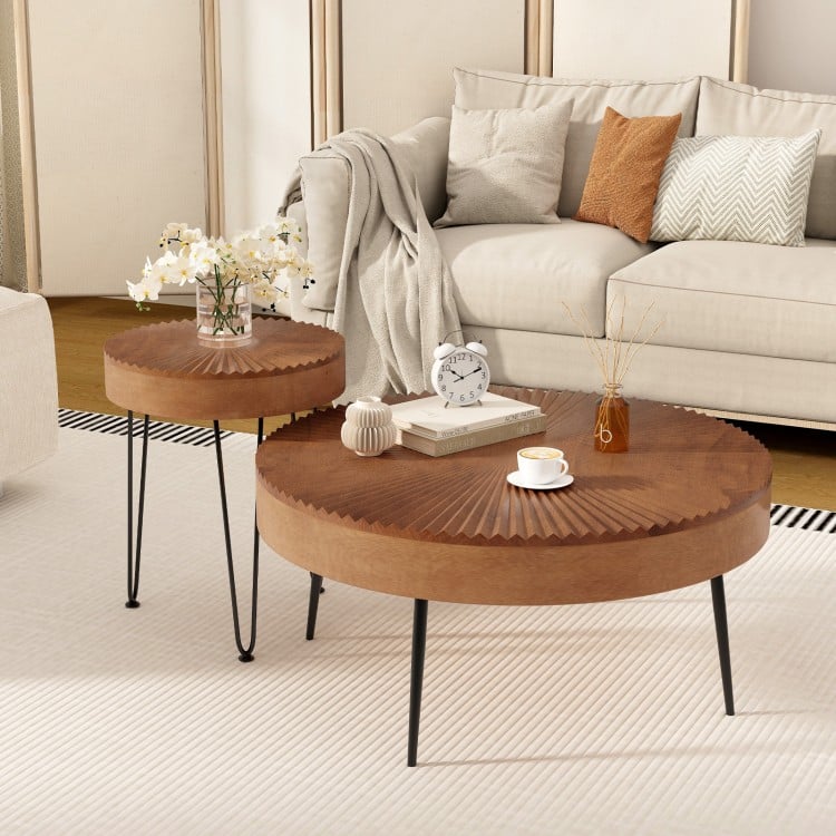 Boho Round Coffee Tables