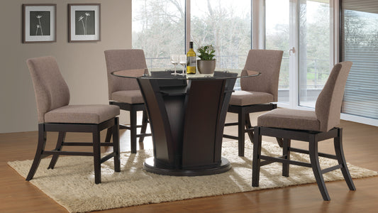 Paulette Fabric Swivel Side Chair