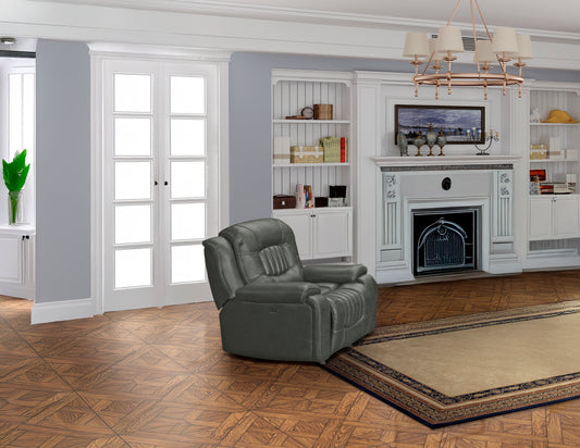 Cooper Luxury Leather-Gel Power Recliner Living Room Set