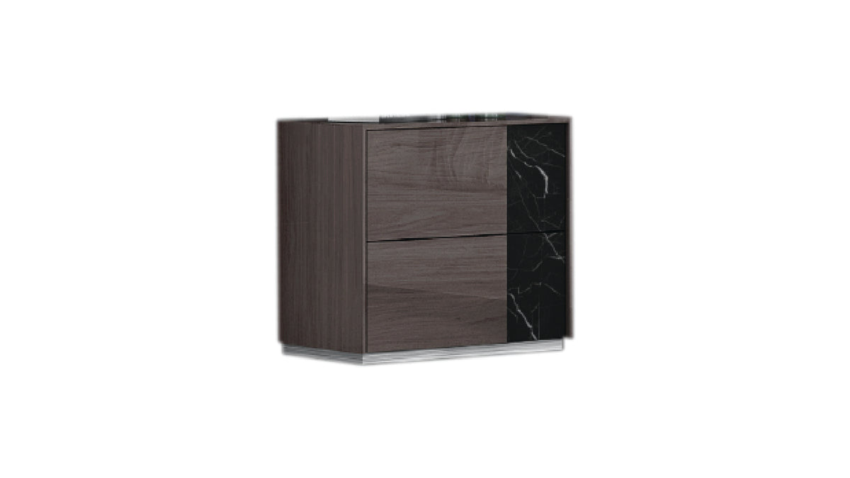 Ellison Modern Bed & Nightstand Set