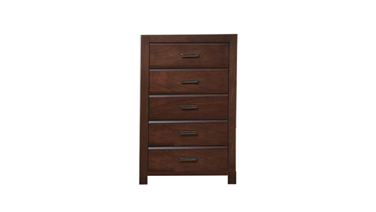 B181-ATHEN Solid Wood Dark Cherry Bedroom Collection: King & Queen Sizes
