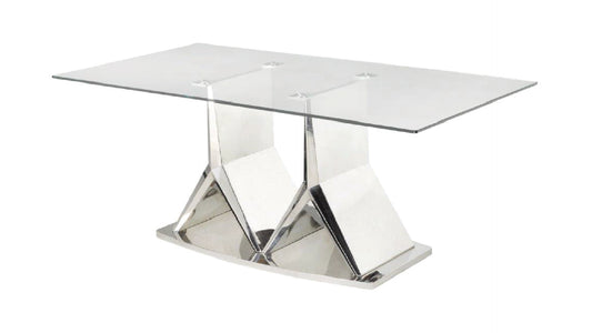 Bailen Glass Top Dining Table