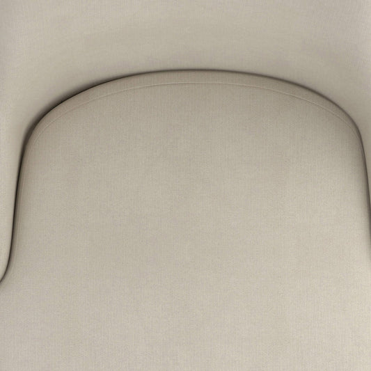Mid-Century Upholstered Dining Chair, Set of 2 in Beige and Black
