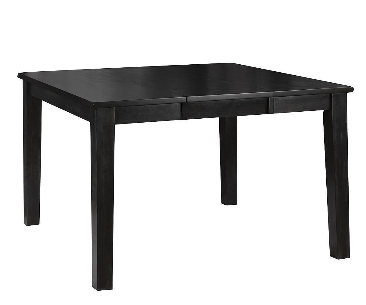 Modern Matte Dark Grey Dining Table, Durable Wood Construction, Versatile Design