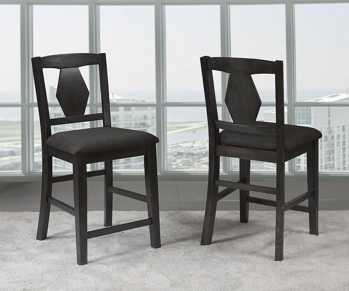 Modern Solid Wood Pub Dining Table Set with Butterfly Leaf and Bench