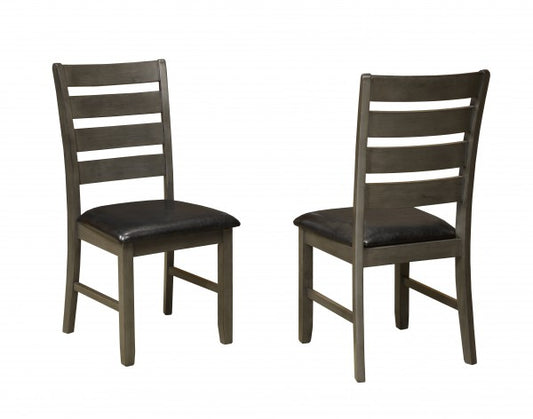 Side Chair, Set of 2 – Dark Grey