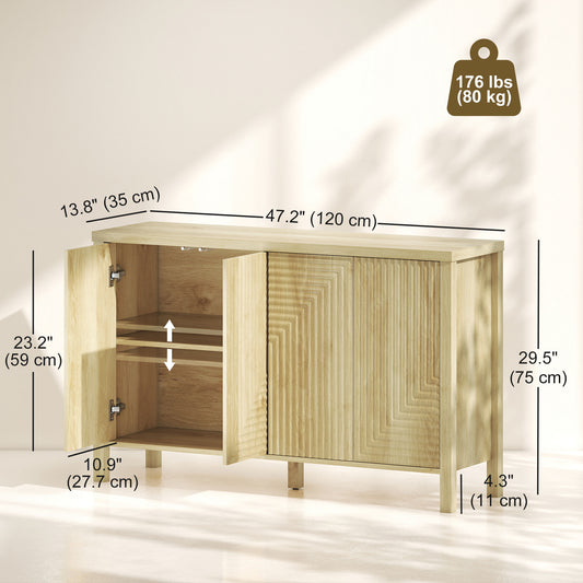 Buffet Cabinet with Storage – 47"W x 30"H