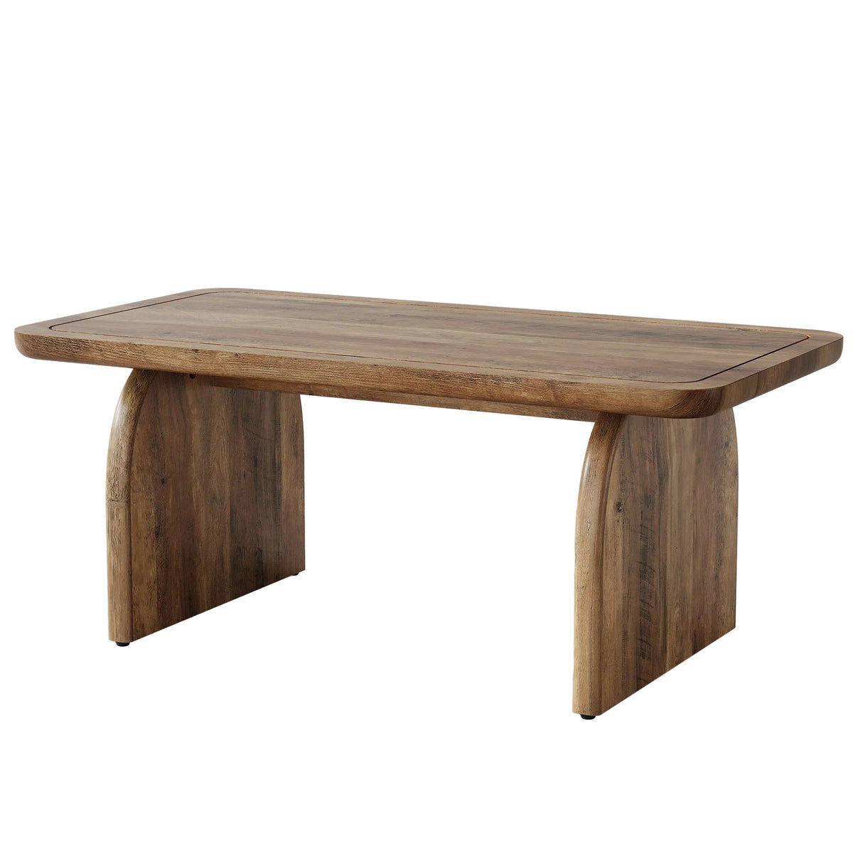 47" Coffee Table, Farmhouse Center Table Low Cocktail Tea Table
