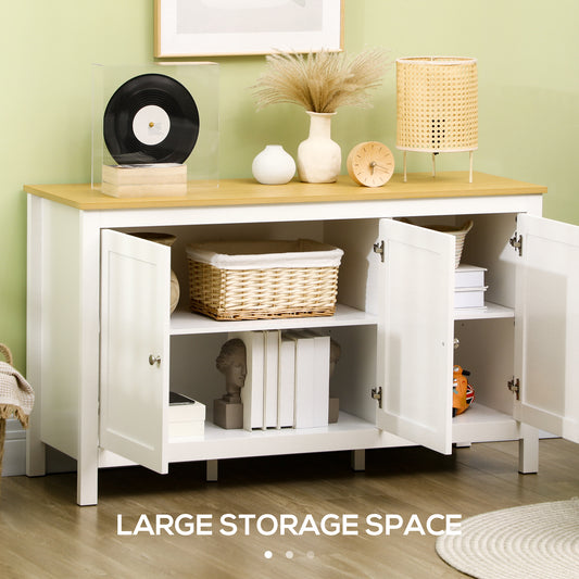 Buffet Cabinet with Doors and Adjustable Shelves – 47"W x 28"H