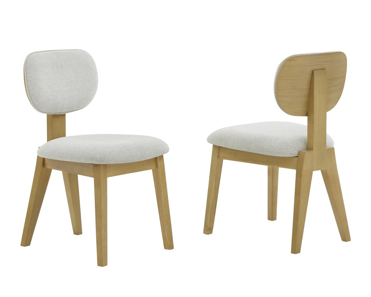 Modern Dining Chair Set of 2 Black