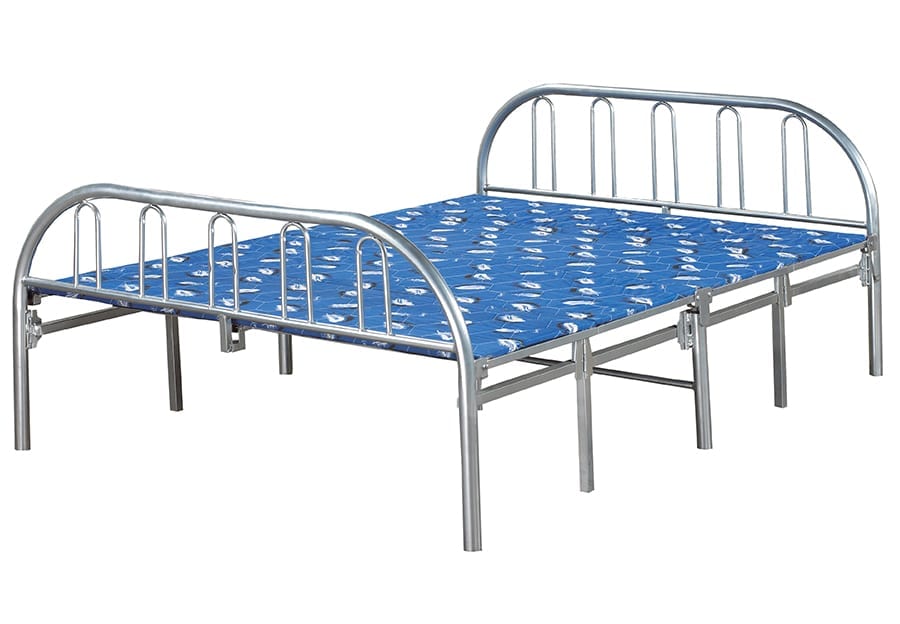 Chrome Tri-Fold Guest Bed