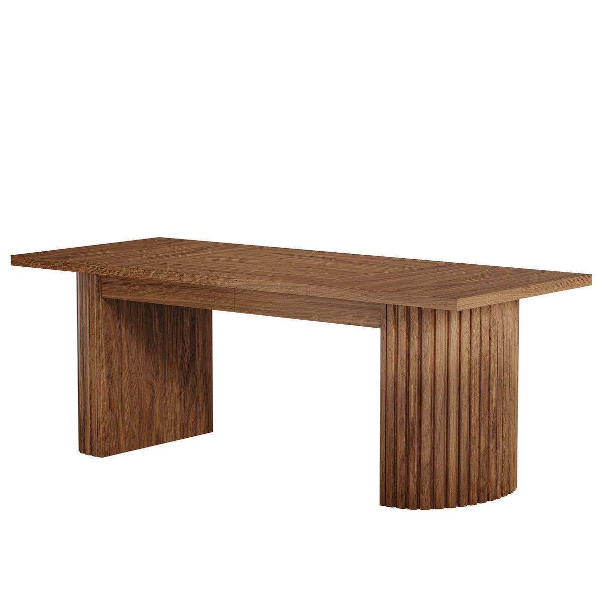 78.8" Executive Desk, Large Computer Office Desk with Double Pedestal