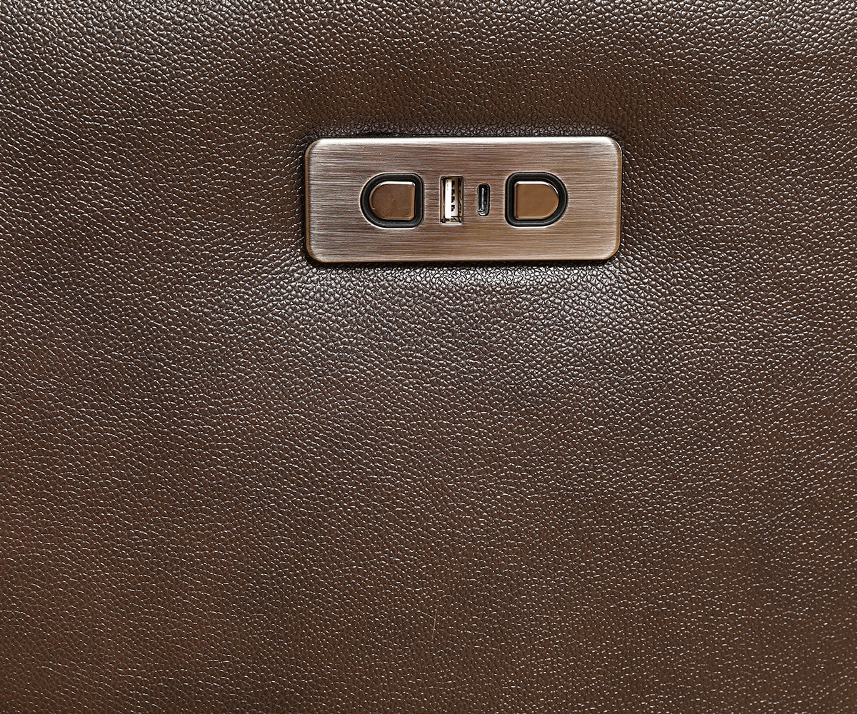 Maxim Sectional Chocolate Brown