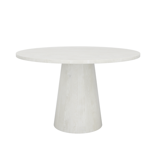 Mango Wood Dining Table – White Vigo