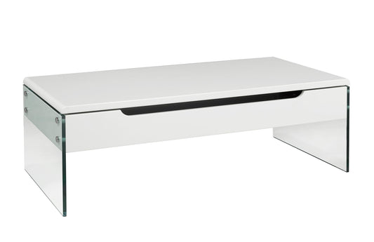 Glass Coffee Table – White (Style 2)