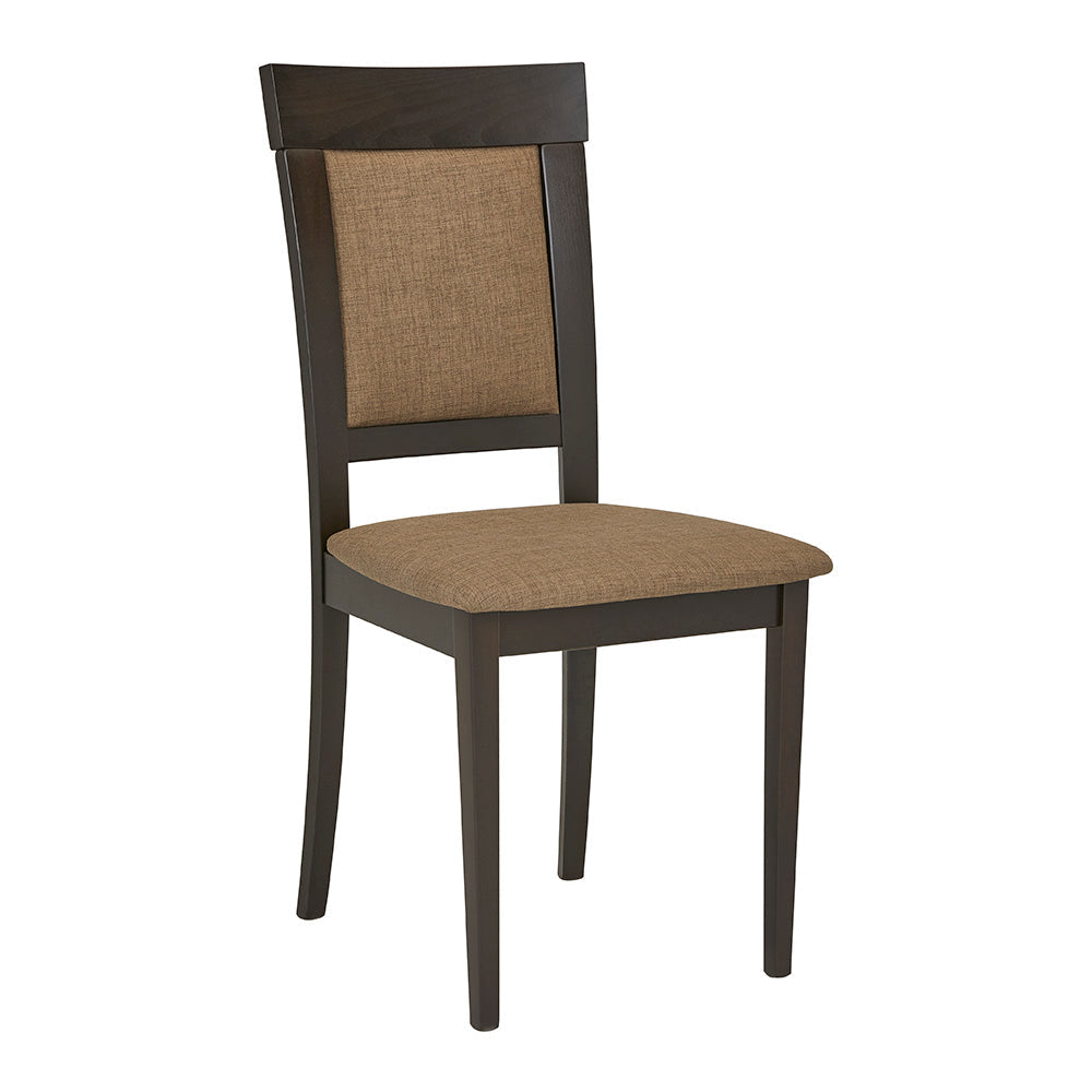 Classic Wood Dining Chair, Upholstered Seat