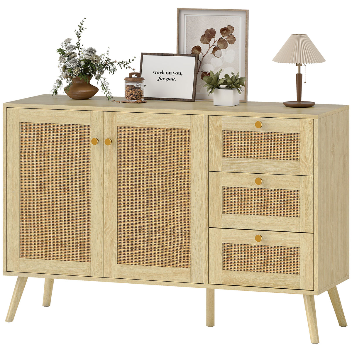 Buffet Cabinet with Soft-Close Doors – 47"W x 32"H