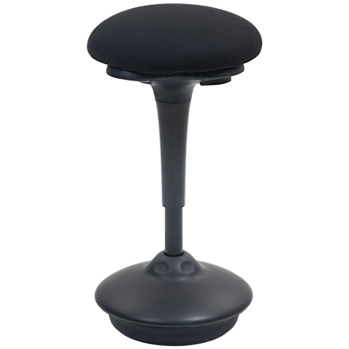 Swivel Standing Desk Chair, Backless Wobble Stool Chair, Black
