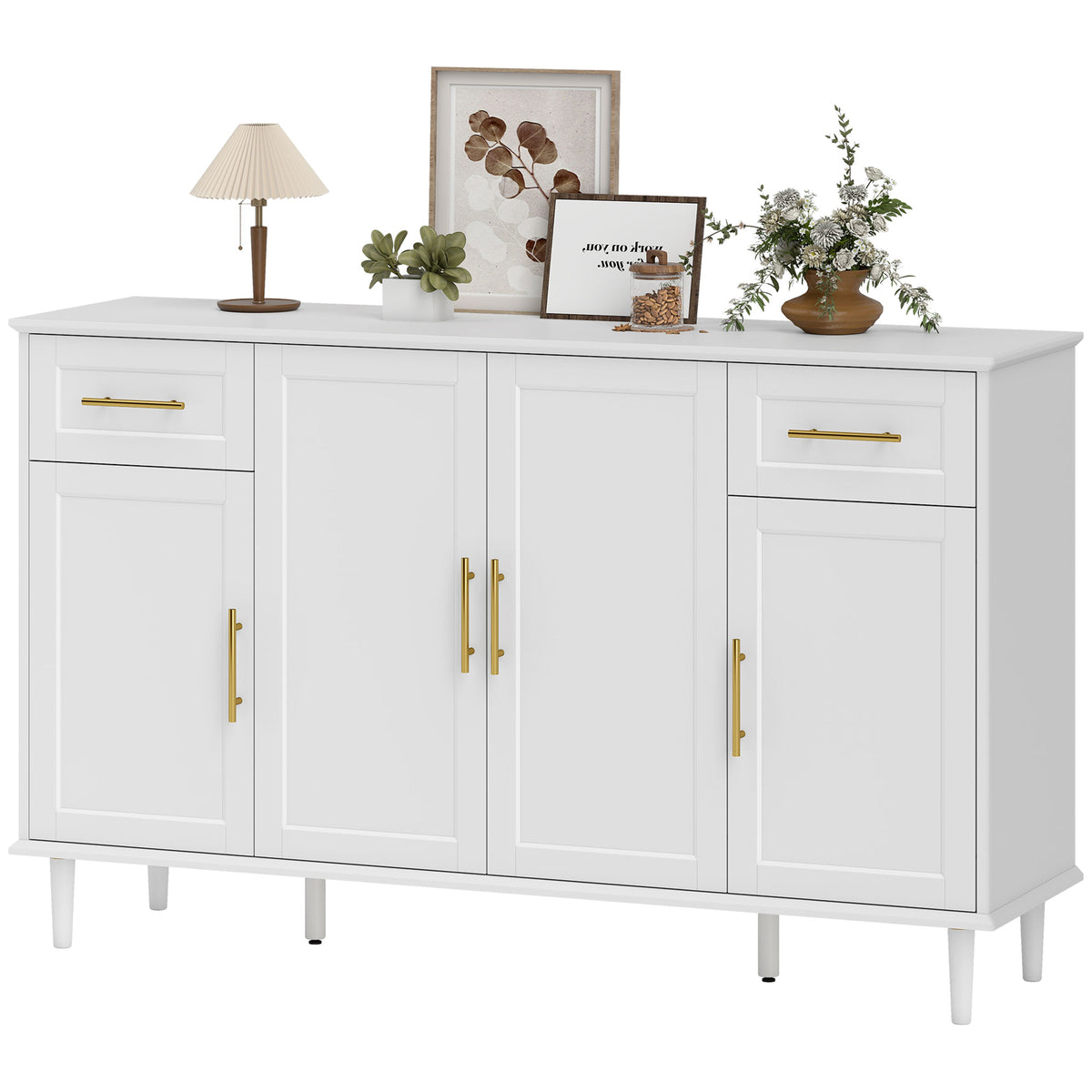 Buffet Cabinet with Soft-Close Doors – 55"W x 34"H