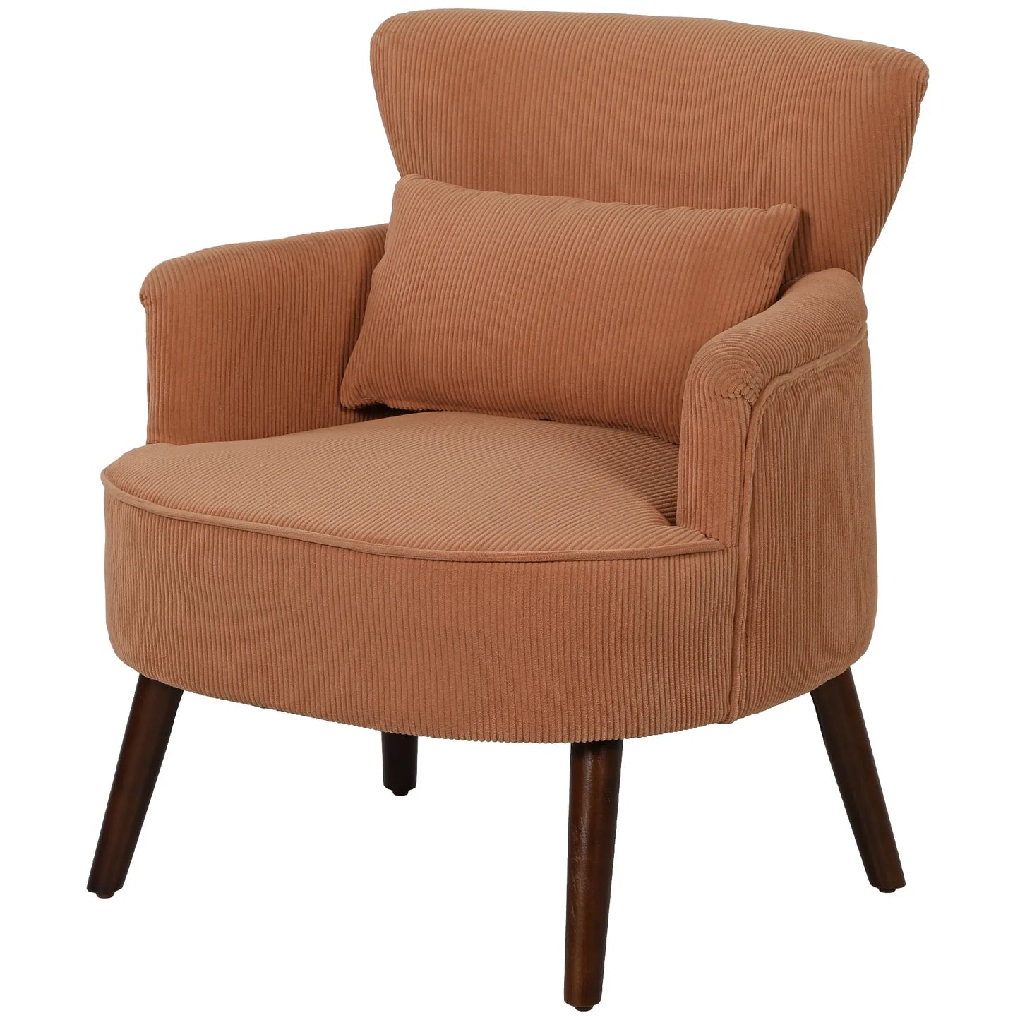 Modern Accent Chair Orange