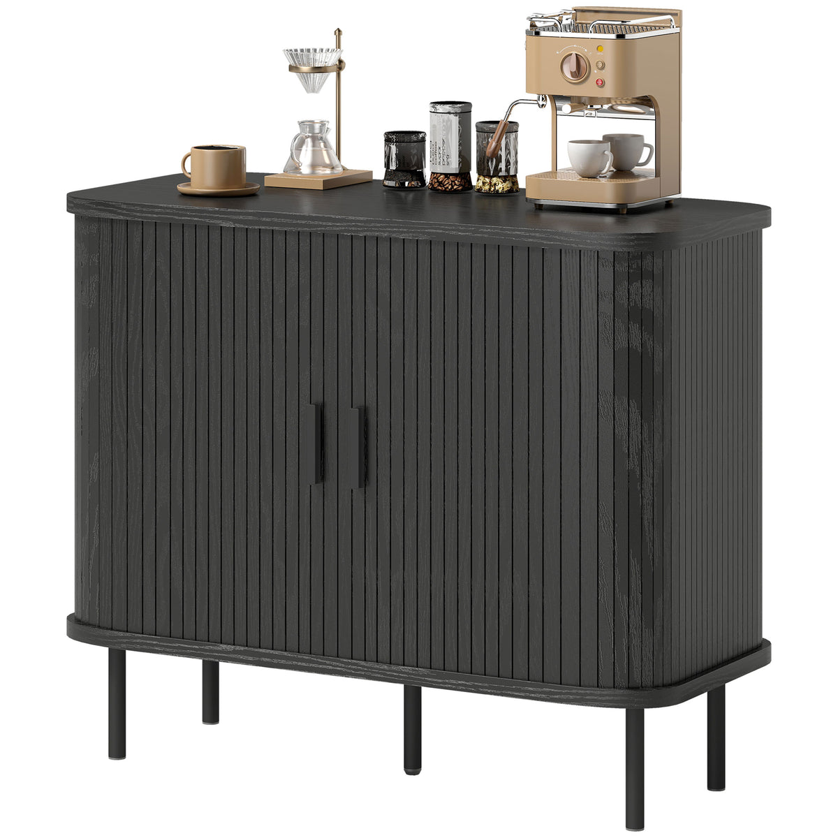 Sideboard Buffet Cabinet with Storage – 35"W x 30"H