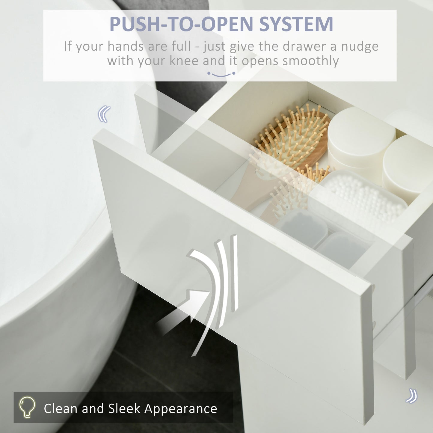 Kleankin Tall Bathroom Cabinet