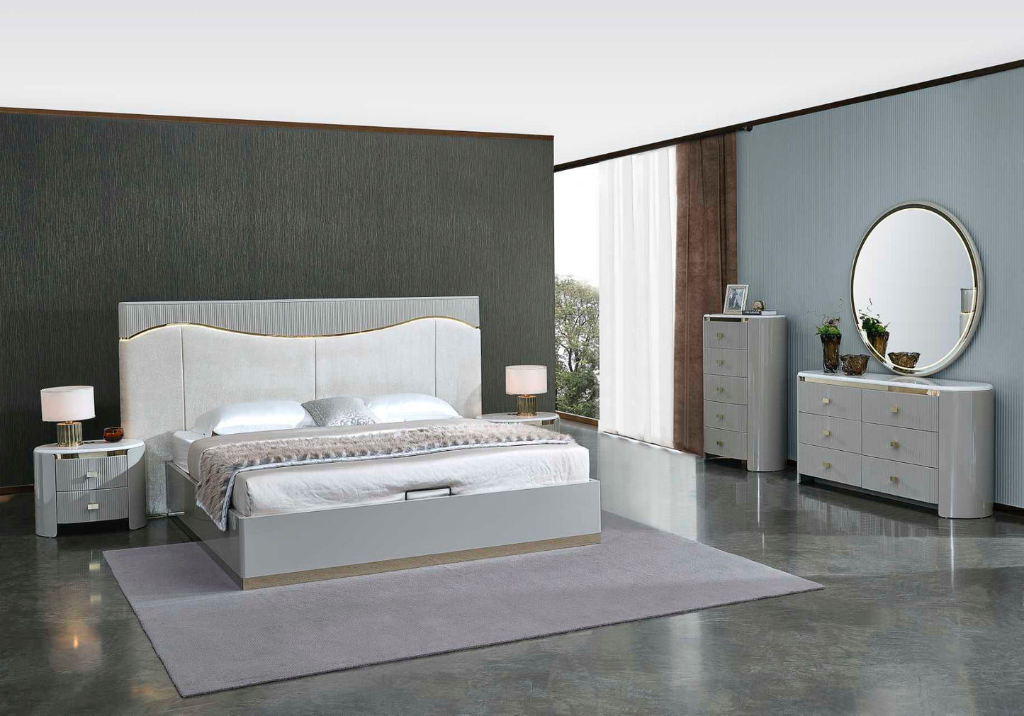 Sophia 9211 Modern Bedroom Set