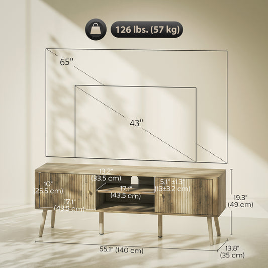 TV Stand for 65 Inch Television – 55" Wide