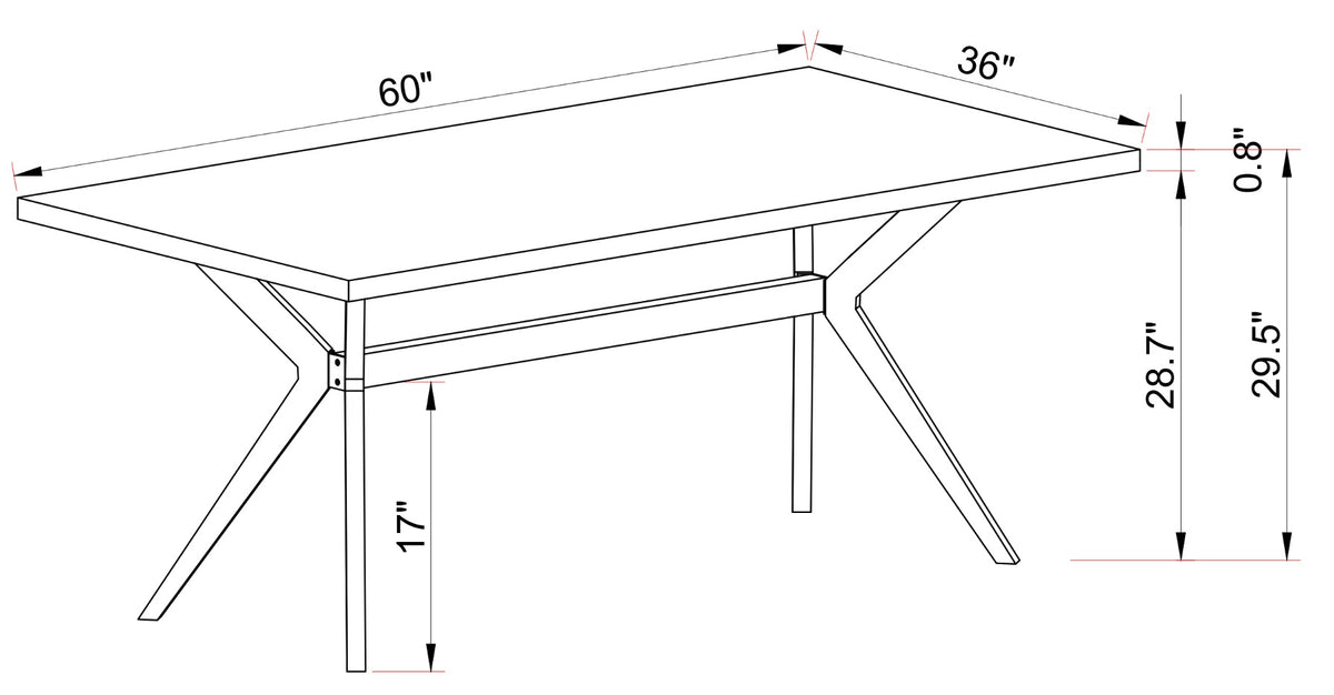 Rustic Dining Table – Rustic Oak