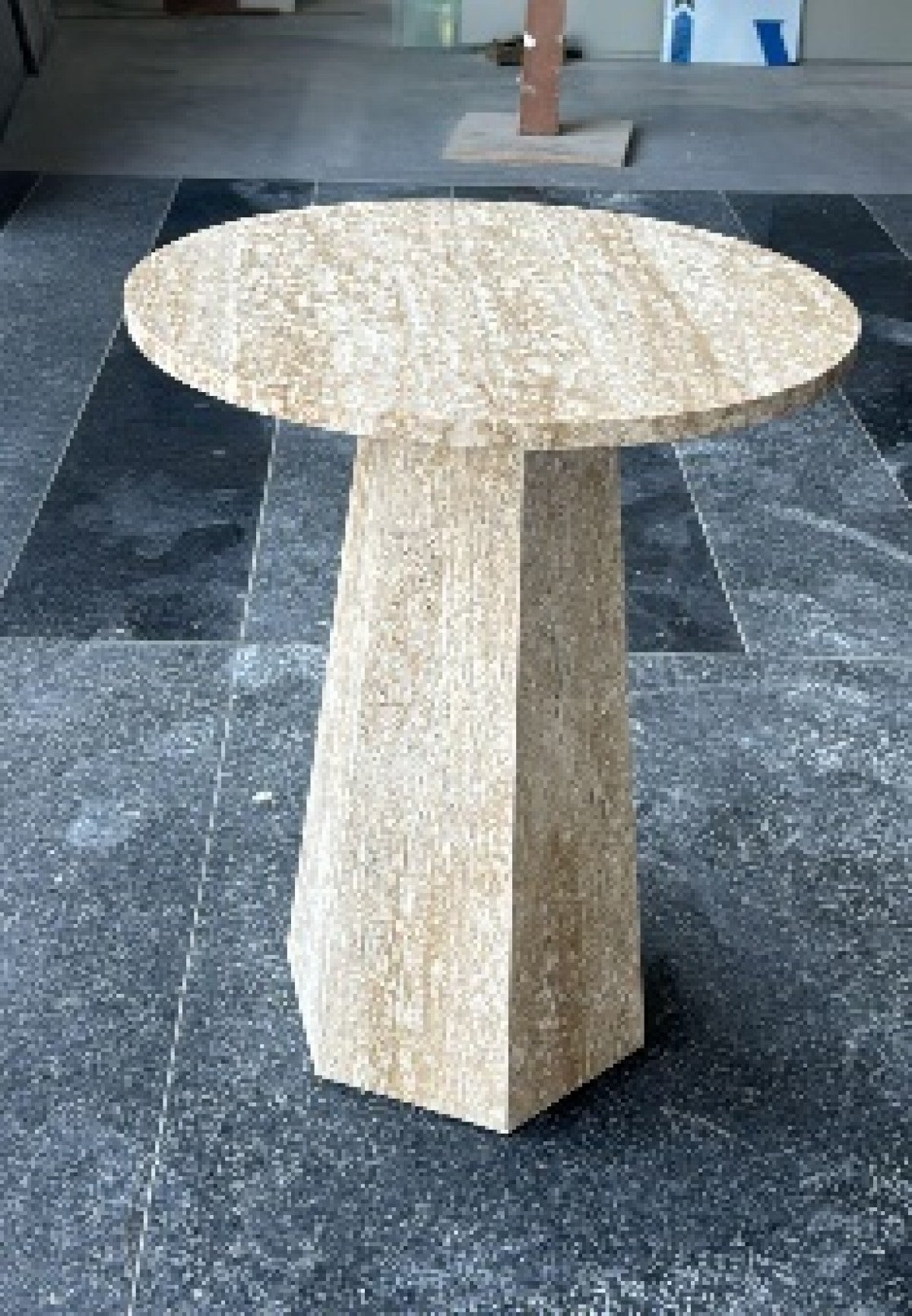 Marble Side Table – Cream (Style 2)