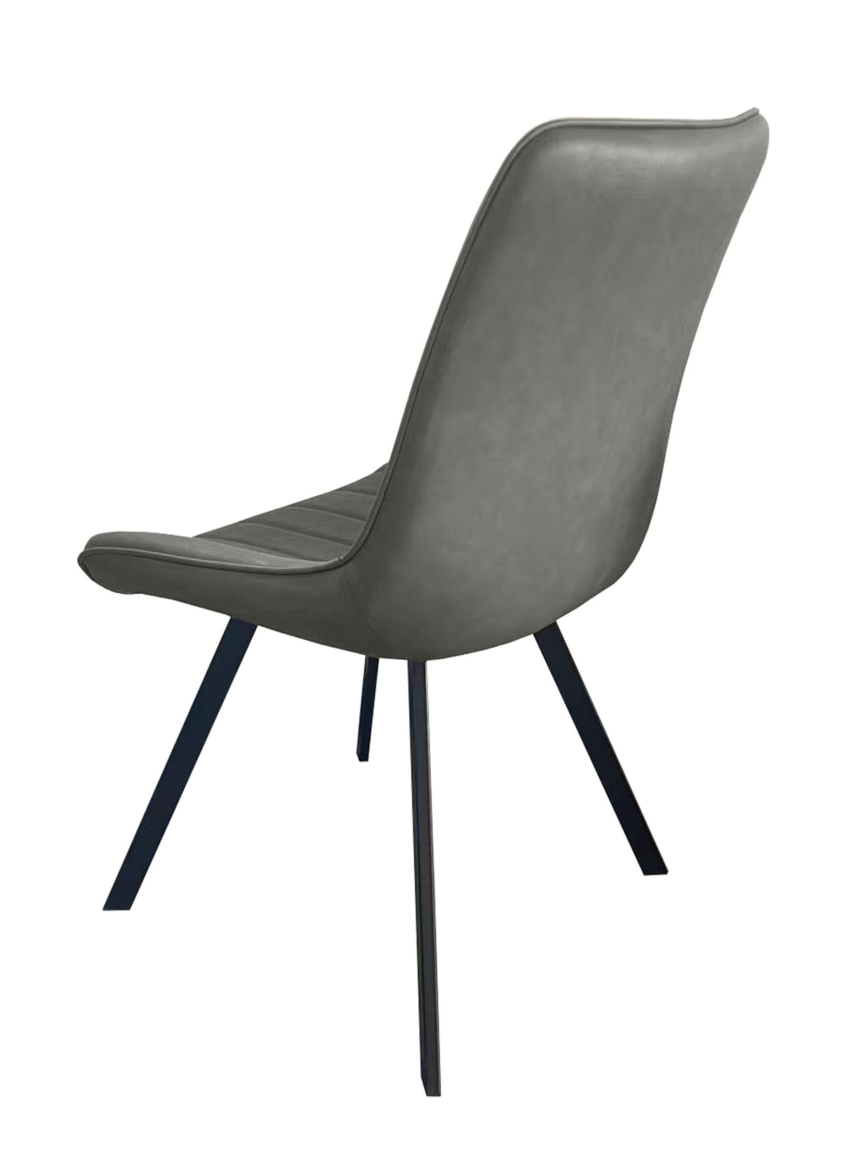 Armani Grey Sintered Stone Dining Set with Carbon Black Base
