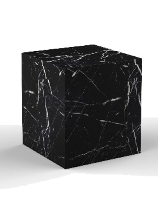 Marble Side Table – Black