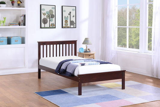 Mission-Style Single Bed with Optional Drawers or Trundle