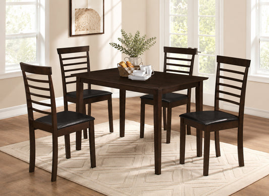 Espresso 44" Dinette Set