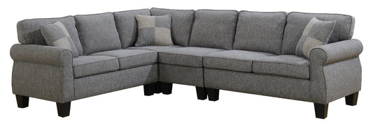 Upholstered Sectional – Grey