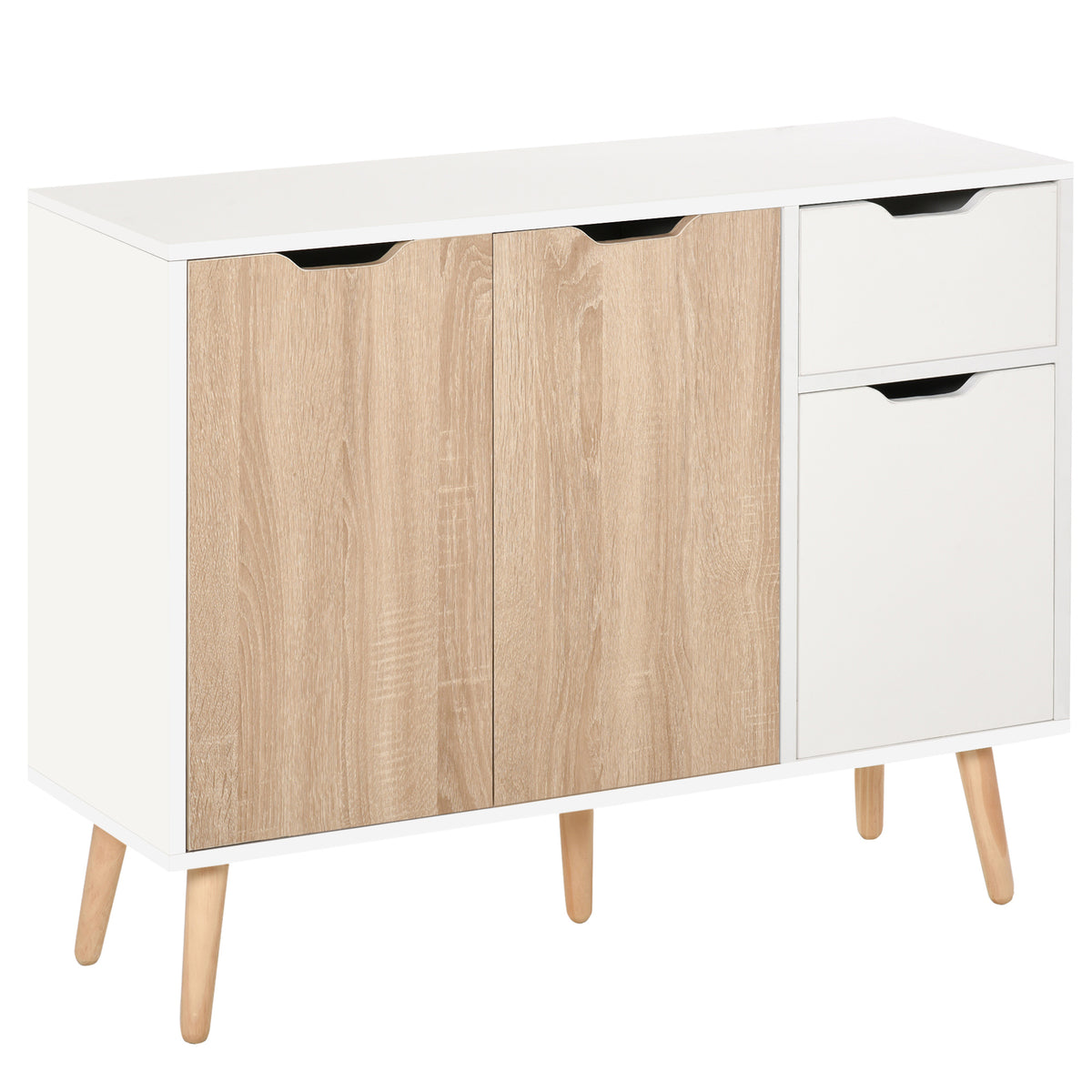 35" Sideboard Storage Cabinet with Drawer