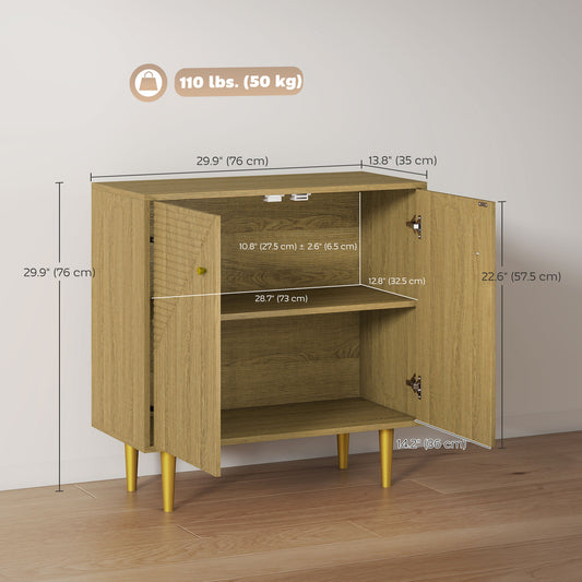 Sideboard with Adjustable Shelf – 30"W x 30"H