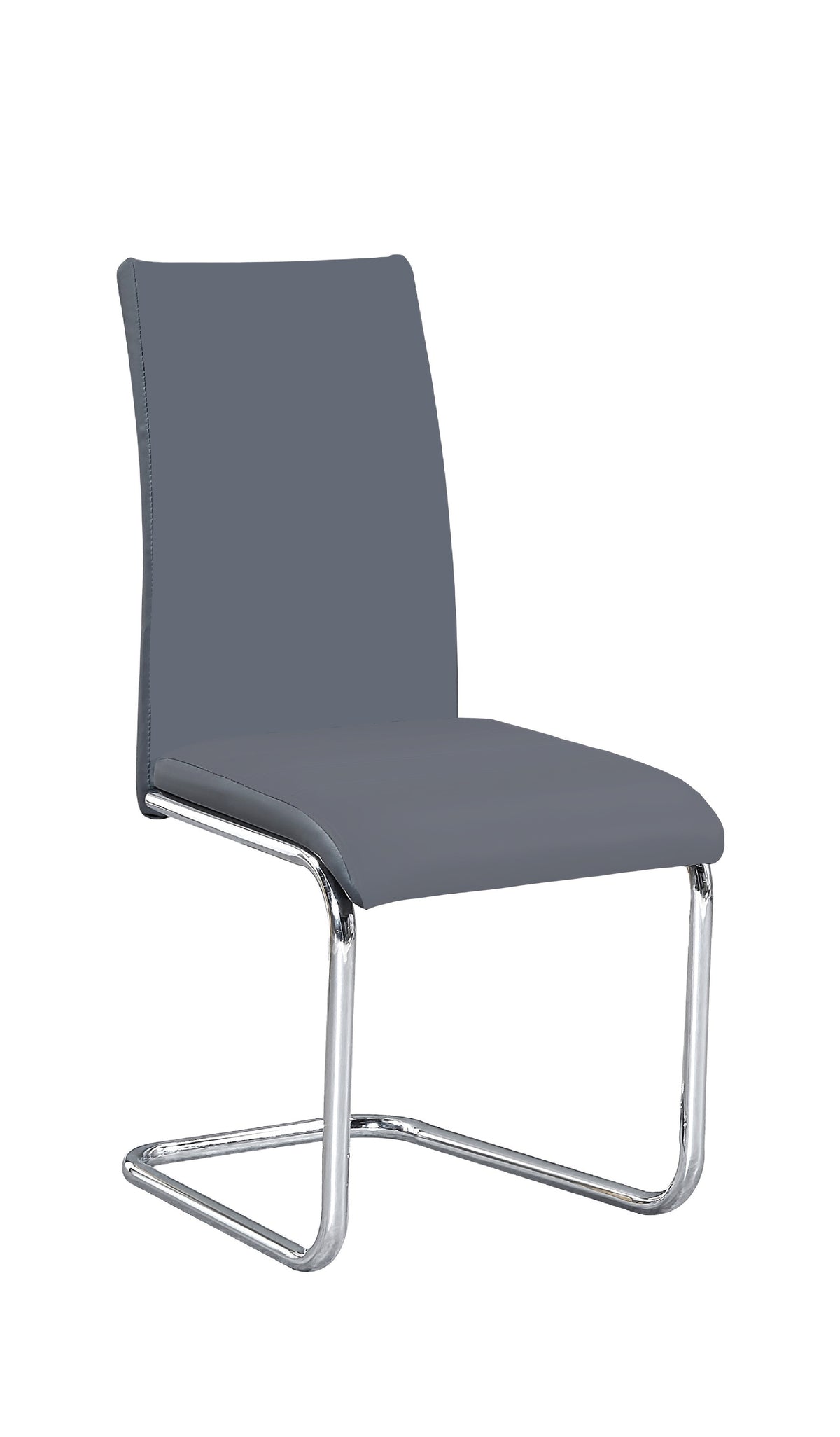 PU Dining Chair with Chrome Frame – Set of 6