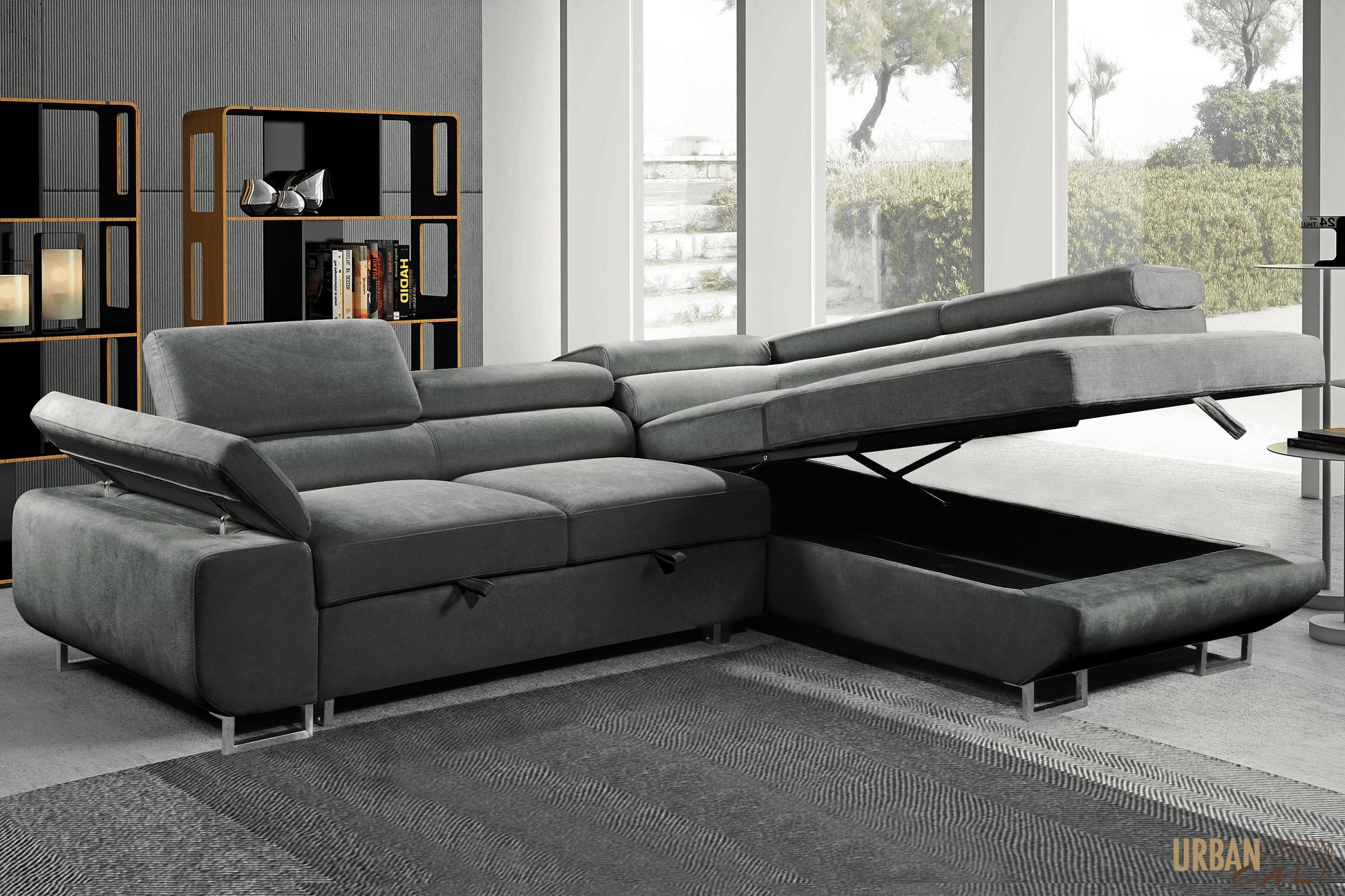 Urban Cali Hollywood Sectional Sofa Bed