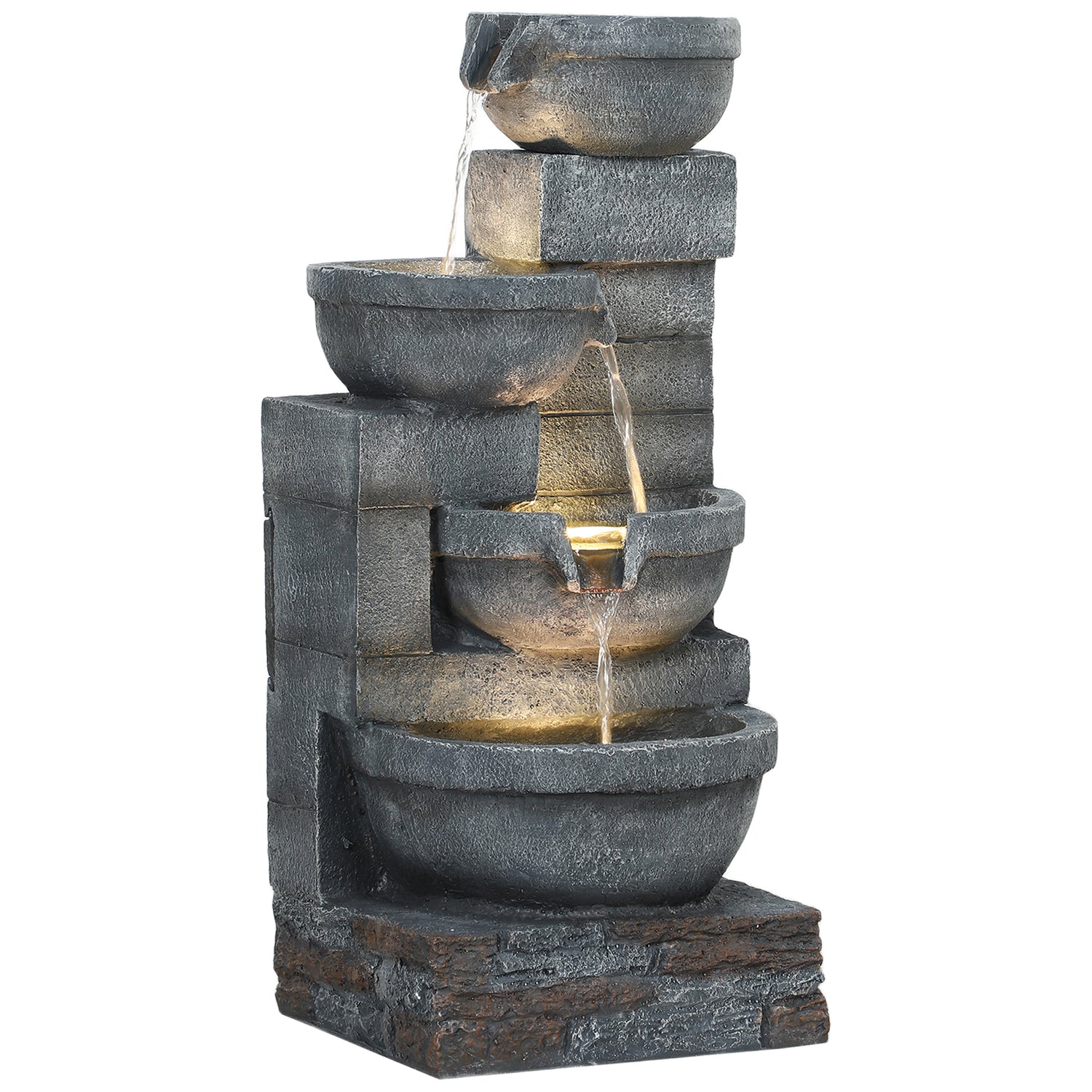 Outsunny 30" Outdoor Water Fountain