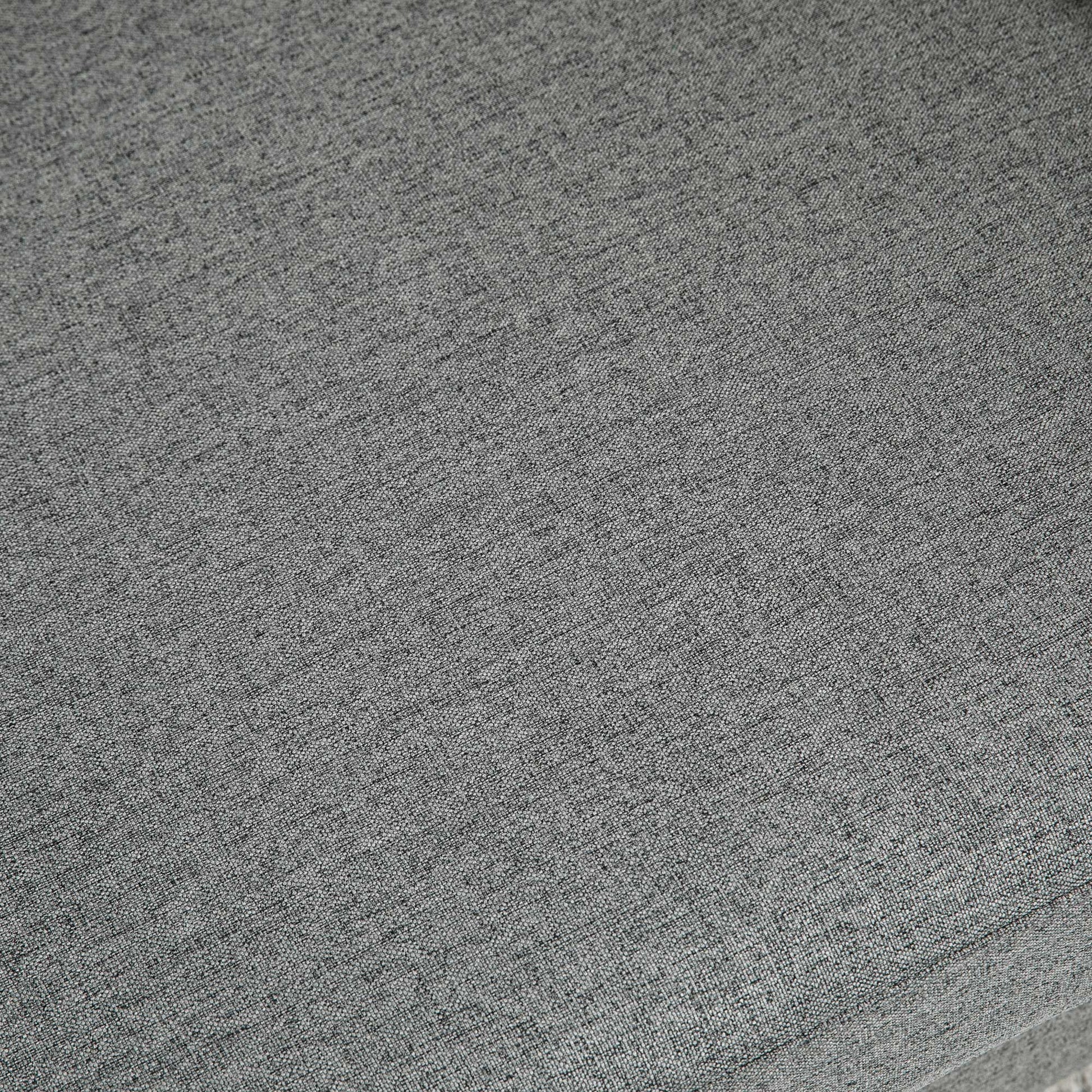 HOMCOM 55-inch Grey Upholstered Loveseat Sofa with Armrests, Sturdy Wood Legs