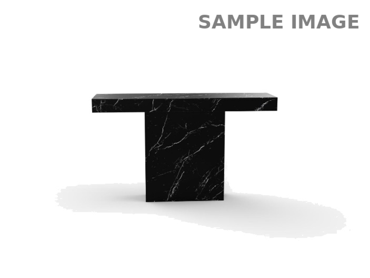 Marble Console Table – Black