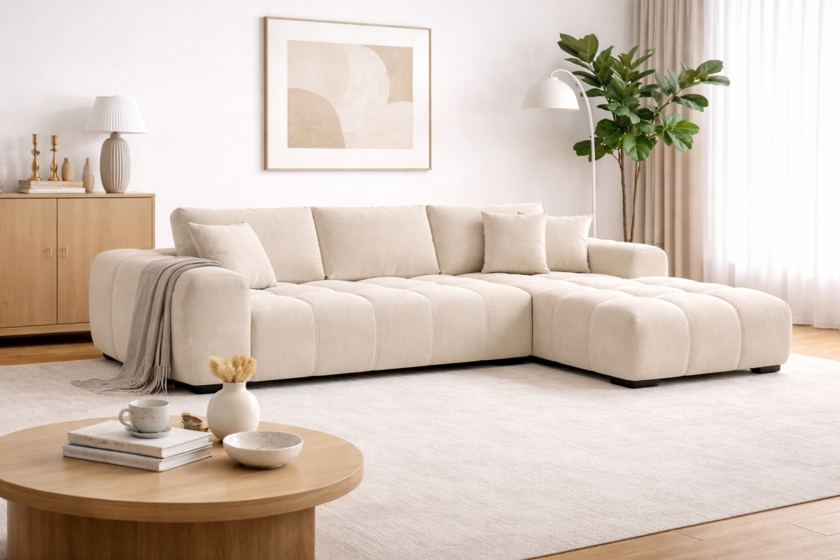 Sectional – Beige