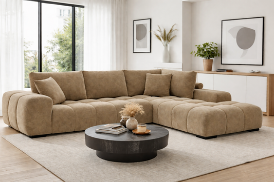 Sectional – Taupe