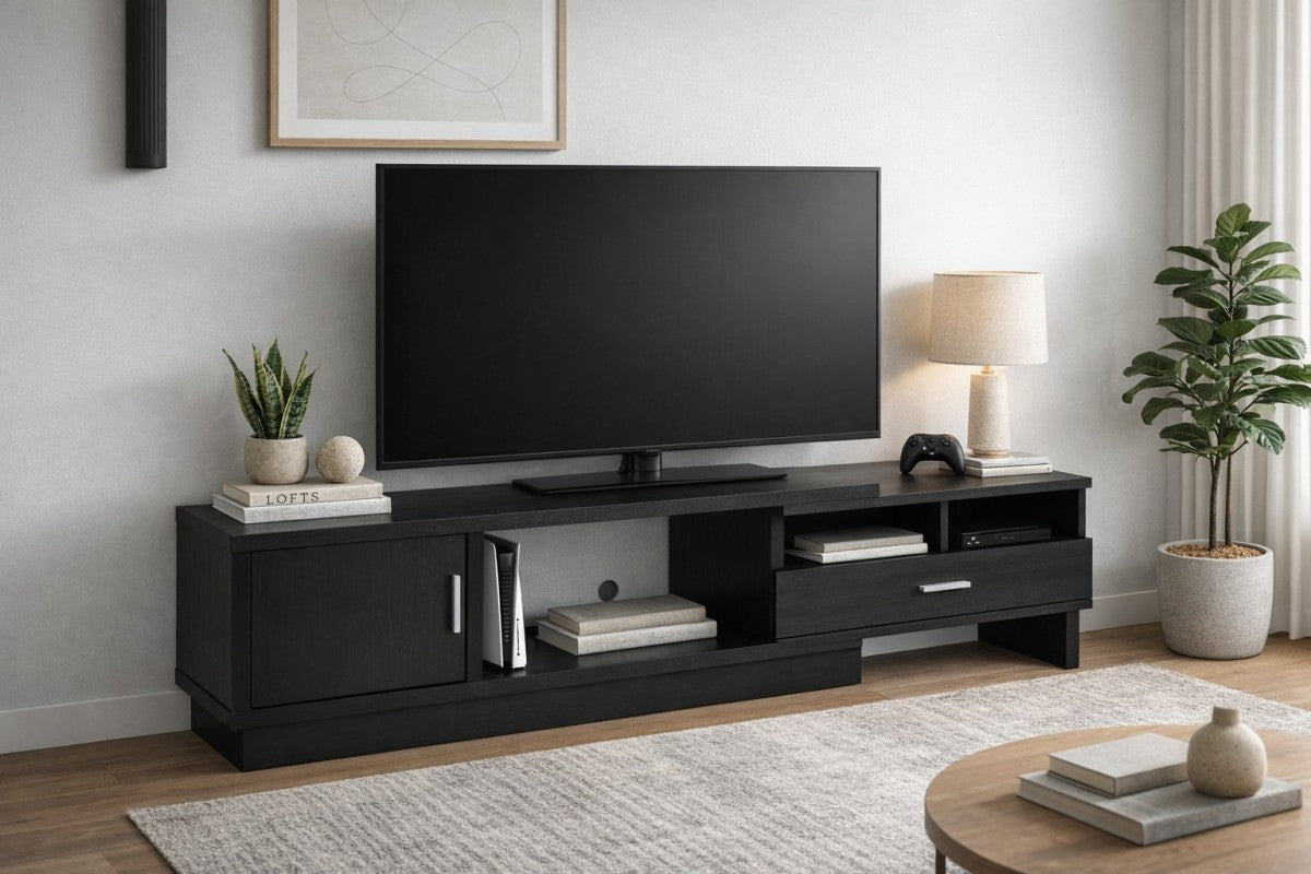 48'' Expandable TV Stand – Dark Cherry