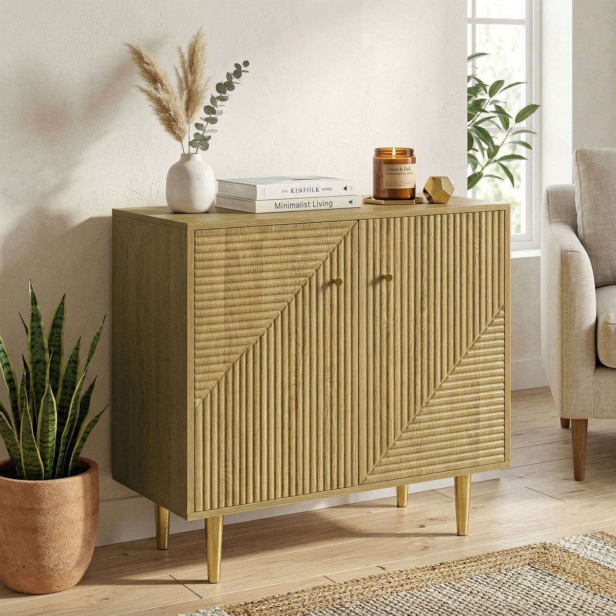 Sideboard with Adjustable Shelf – 30"W x 30"H