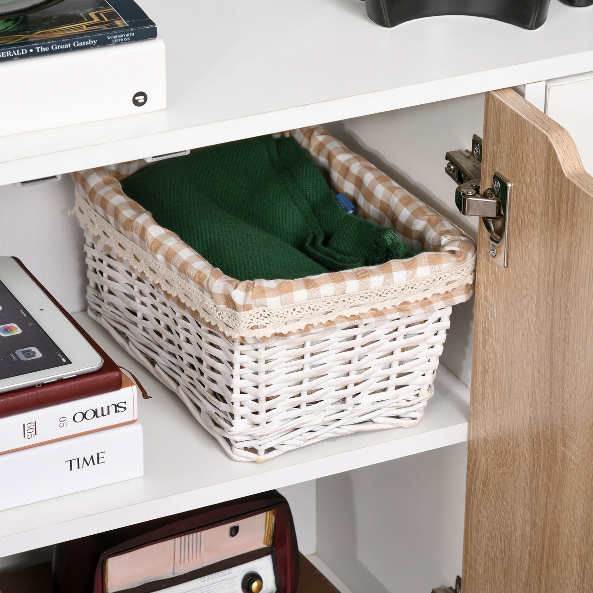 35" Sideboard Storage Cabinet with Drawer